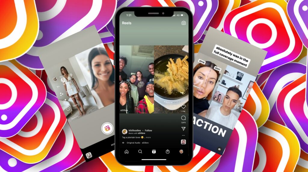 remix is one of the way to repost reels to instagram feed