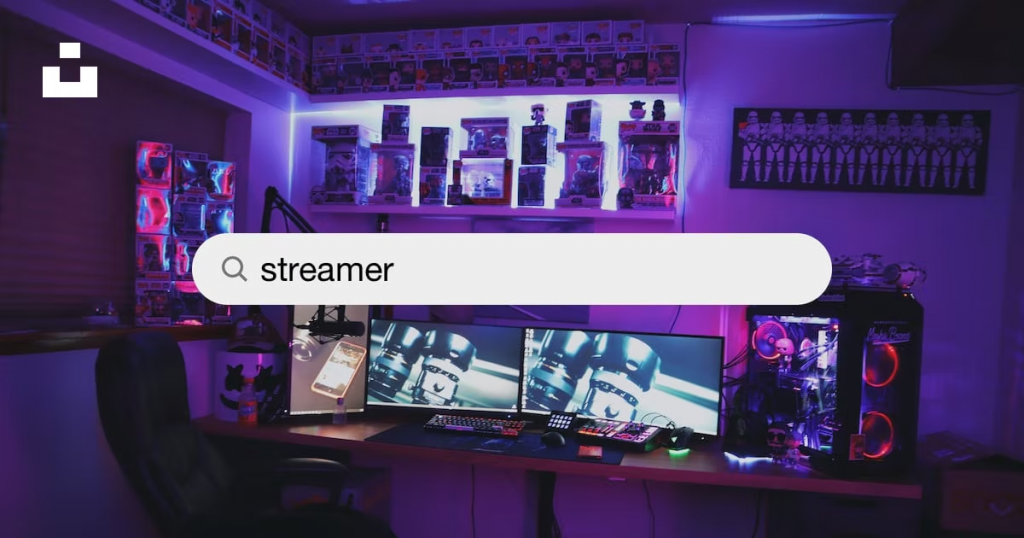 image shows the word streamer in the search box for can streaming twitch become a job