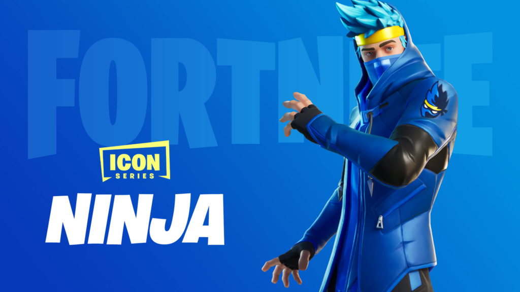 image shows Ninja's fortnite icon