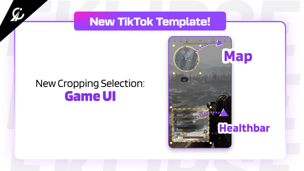 New Tiktok Template Game UI from Eklipse