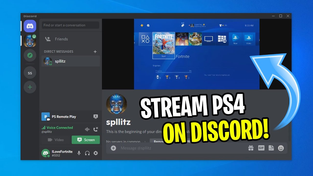 How to stream PS4 on Discord