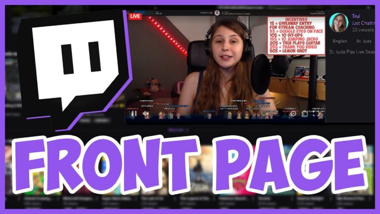 How to Get On Twitch Front Page – 5 Key Things To Do