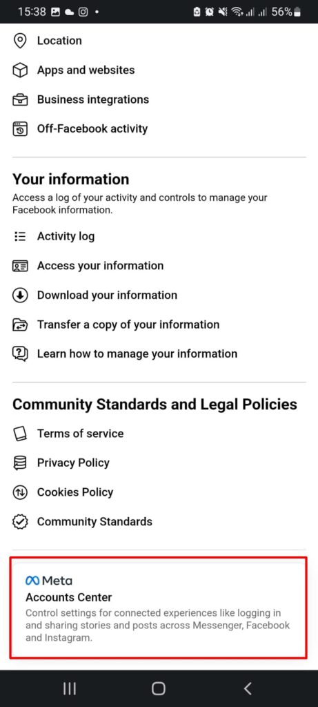 how to unlink facebook from instagram 2021