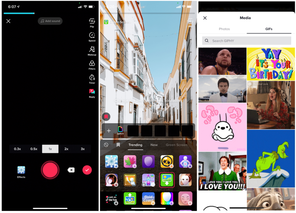 How to add pictures to tiktok video after recording without