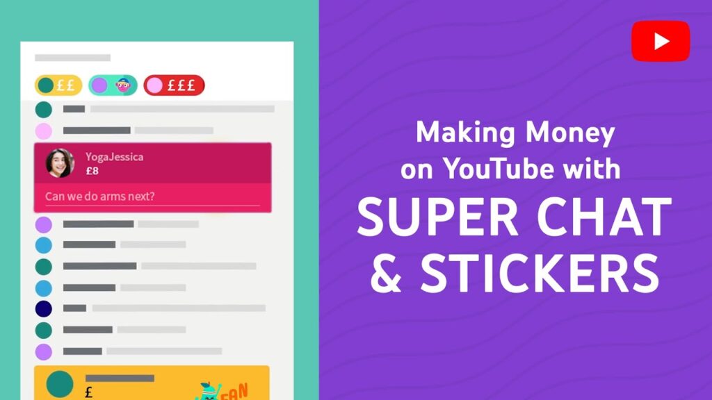 Super chat is one of the way to monetize YouTube live stream