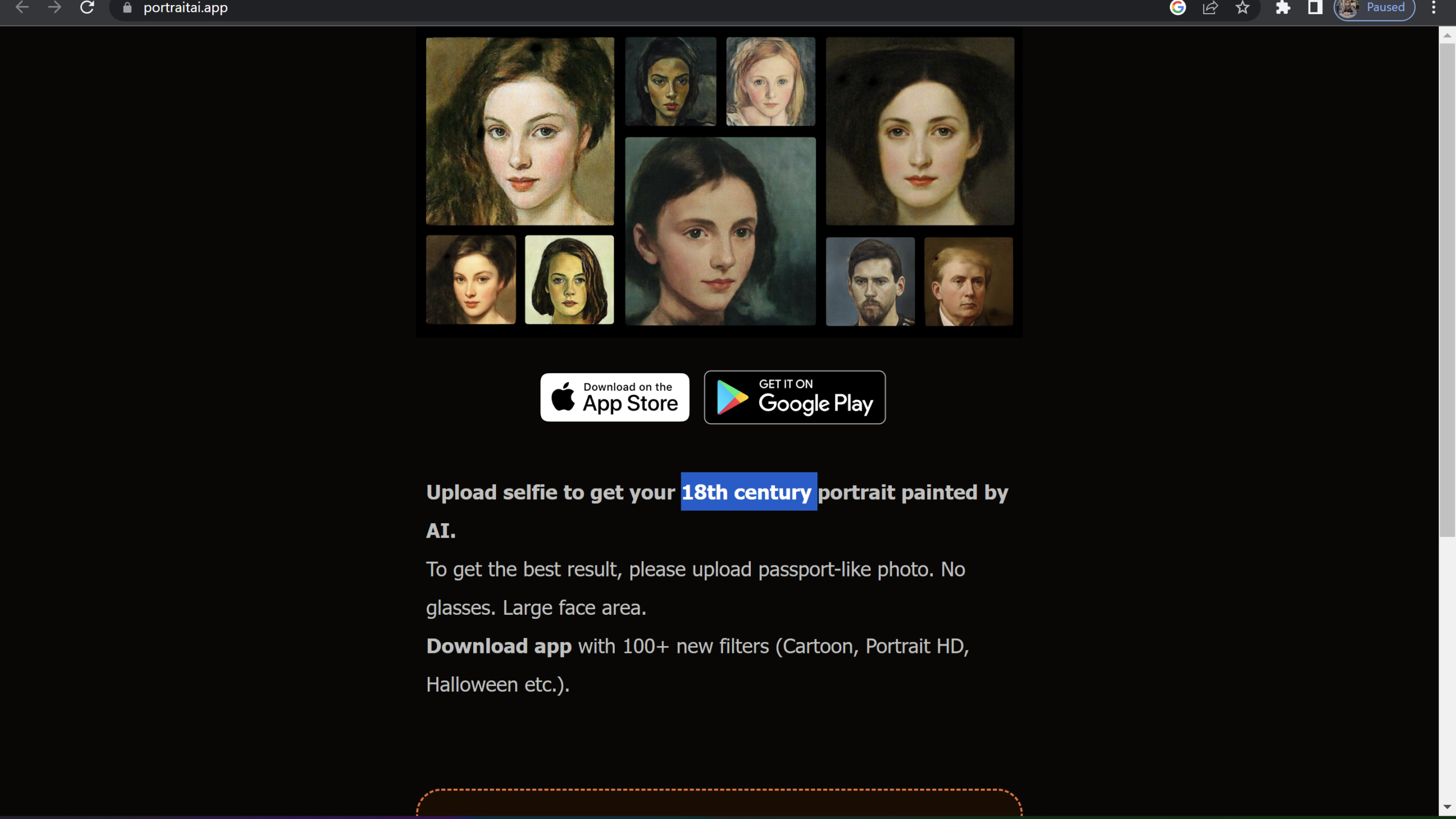 ai portrait generator from text