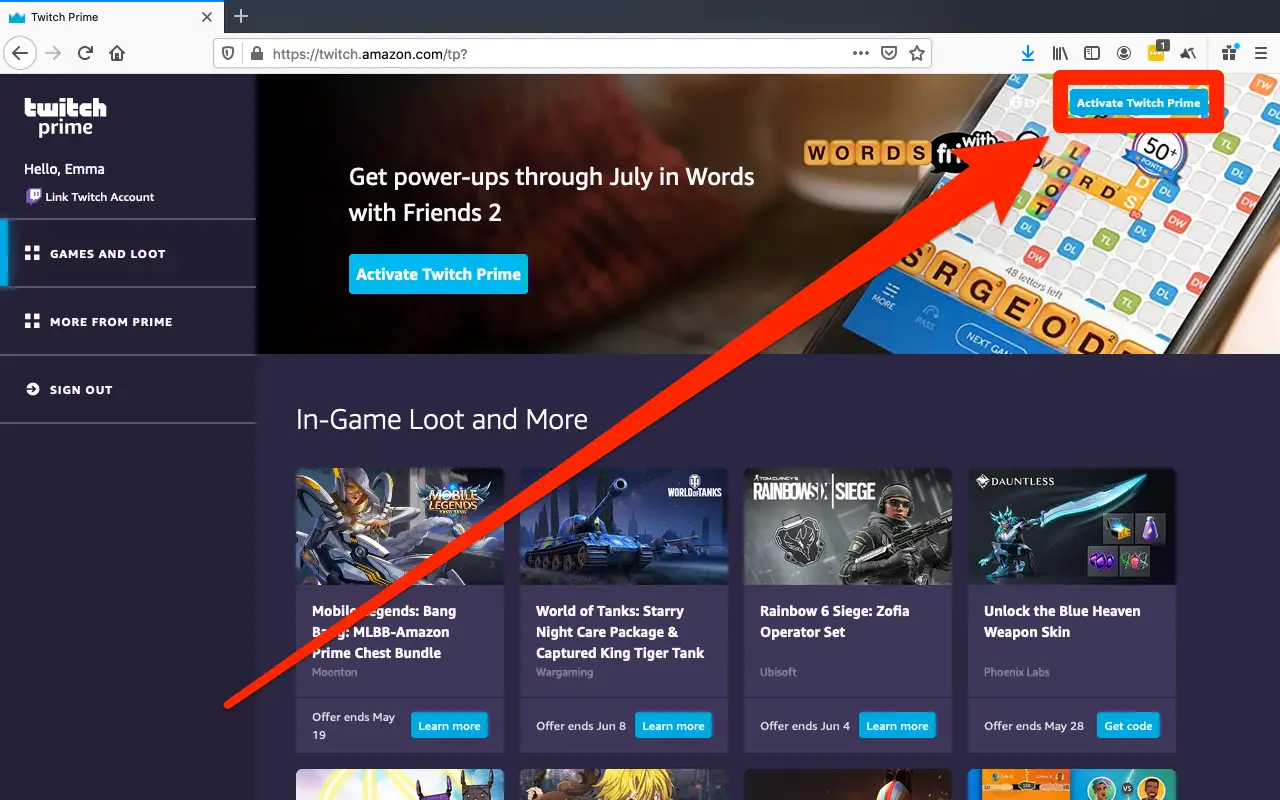 How To Link Amazon Prime To Twitch From PC and Mobile Phone