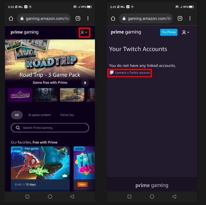 How to Link Amazon Prime to Twitch on Mobile
