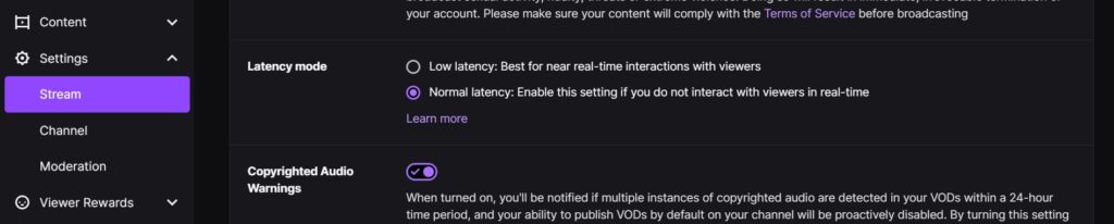 Change Stream Delay on Twitch via Creator Dashboard
