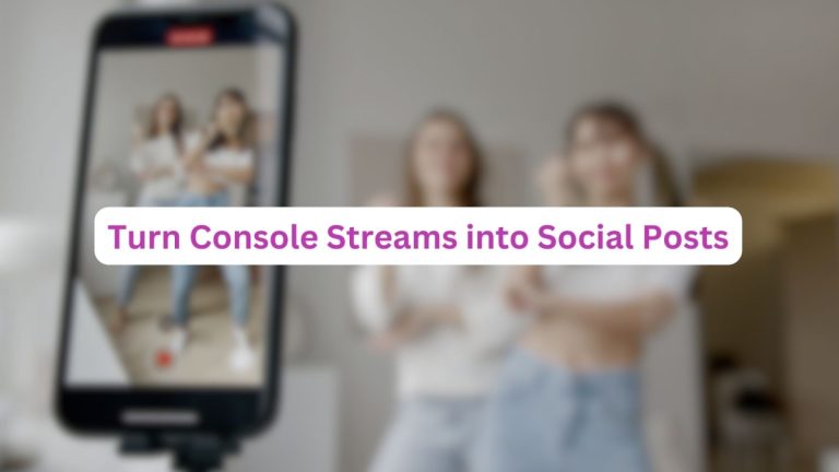 How to Turn Console Streams into Social Posts Using AI to Grow Your Channel: Step by Step