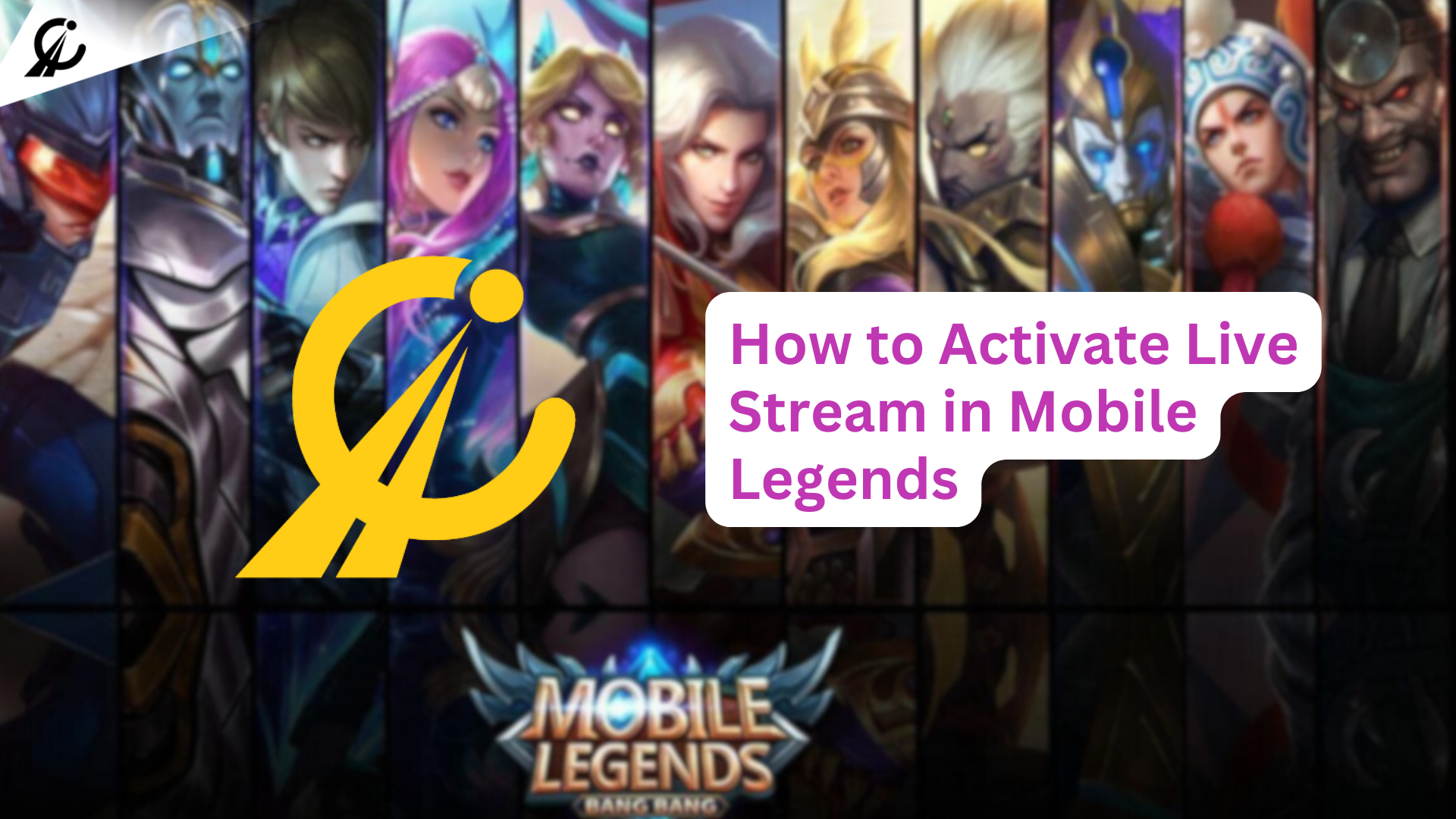 how to activate live stream in mobile legends