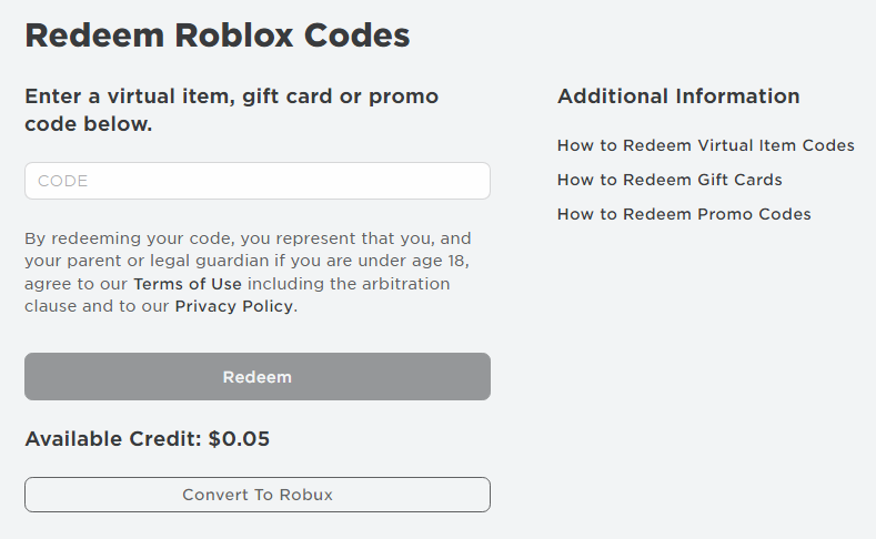 How to Redeem Roblox Codes