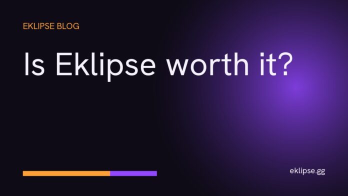 Title card reading Is Eklipse worth it on a dark background with a purple glow